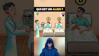 Qui est un alien  👽quiz heroquiz animation enigmes shorts tiktok humour devinette [upl. by Ellennej]