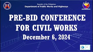 Procurement Livestream for DPWH Davao del Norte DEO on December 6 2024 Civil Works [upl. by Zebe438]