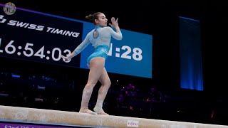 Angela Andreoli ITA  BB  Podium Training  2023 World Championships Antwerp [upl. by Skantze]