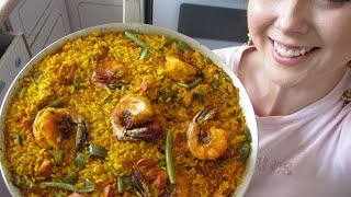 Cómo hacer paella mixta Marisolpink [upl. by Enelie]