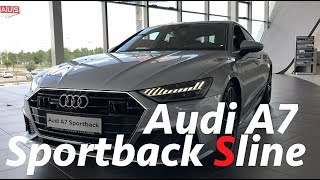 New Audi A7 Sportback S line 2018  quick view exterior amp interior [upl. by Bascio]