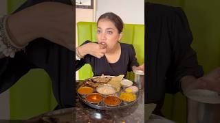 Only ₹250 mai khaya itna bada Rajasthani Thali Rajasthan mai😋 shorts minivlog dailyvlog thali [upl. by Iaverne]