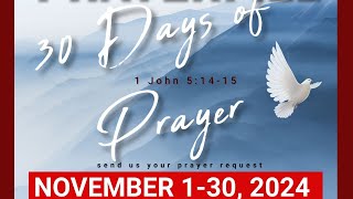 quotPrayerFillquot 30 Days of Prayer  Day 26 LIVE NOW 24HrVPA JesusAtTheCenter WEBELIEVEGOD [upl. by Tolland907]