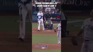 Freddie Freeman walk off grand slam shorts dodgers mlb baseball viral fyp [upl. by Yanal379]