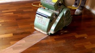 Sanding and Refinishing Hardwood Floors step by step [upl. by Fritze765]