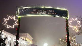 Christmas Market in Baden Baden Germany 07122023 [upl. by Oliviero]