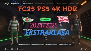 EA SPORTS FC 25 Lechia Gdańsk vs Cracovia quotEKSTRAKLASAquot PS5 4K HDR gameplay [upl. by Muraida]