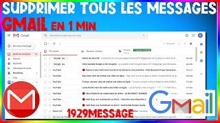 supprimer tous les messages dans la boîte de réception de Gmail [upl. by Dremann]