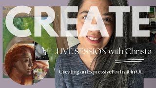 CREATE an Expressive Portrait LIVE with Christa [upl. by Enelyaj]