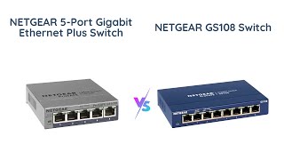 NETGEAR 5Port vs 8Port Gigabit Ethernet Switch Comparison [upl. by Alesandrini]