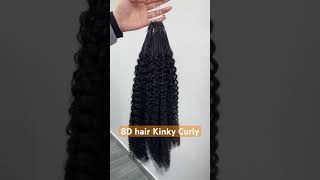 Kinky Curly 8D Hair For Salon [upl. by Briant584]