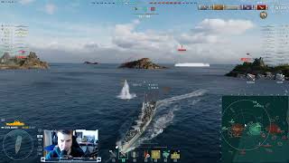 When Flambass Goes Full Focus  World of Warships [upl. by Notsag]