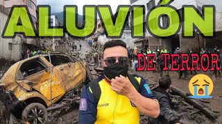 ALUVIÓN Y DESASTRE EN ECUADOR [upl. by Alliuqaj]