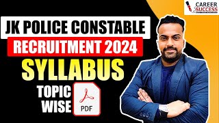 Jkp Constable  Full Syllabus  Jkp Constable 2024 recruitment [upl. by Prober]