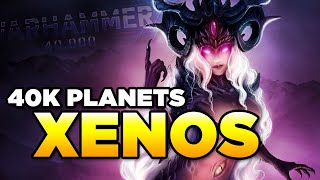 40K  PLANETS  XENOS  Daemons Necron Ynnari  WARHAMMER 40000 Lore  History [upl. by Soluk]