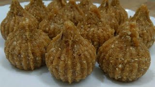 Besana che Modak  besan modak recipe in Marathi [upl. by Samella]