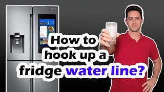 How to hook up a fridge waterice maker [upl. by Huntington31]