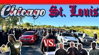 CHICAGO GRUDGE RACE CHICAGO VS ST LOUIS STREET RACING FOR KING OF THE STREETS mustang camaro [upl. by Bryana]