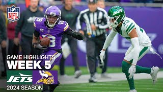 New York Jets vs Minnesota Vikings  2024 Week 5 Game Highlights [upl. by Mundy]