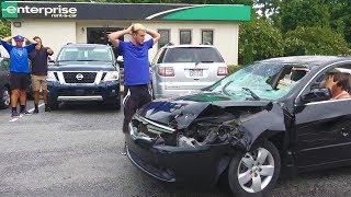 Returning Destroyed Rental Cars Prank [upl. by Bergren]