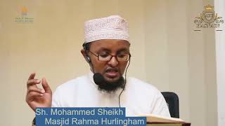 FIQH  NULLIFIERS OF FAST  SH MOHAMMED SHEIKH [upl. by Kalin]