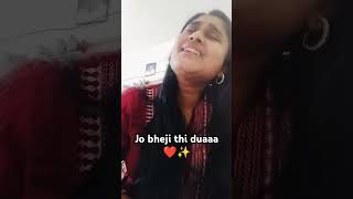 Jo bheji thi duaa❤️  Song cover shanghai youtubeshorts shorts ytmusic arijit viralshorts [upl. by Ewnihc]