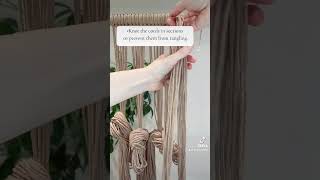 macrame macrametips macrameknots macrametutorial macramepattern macrameinspiration knot [upl. by Yroc]