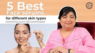 Top 5 Serums for Face  Vitamin C Hyaluronic Acid Niacinamide Retinol amp Peptide Dr Nivedita Dadu [upl. by Htiekal]