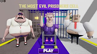 MR PICKLE VS GRUMPY GRAN VS EVIL GYM TEACHER in BARRYS PRISON RUN SCARY OBBY RUN roblox [upl. by Akcebar]