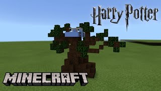 Harry Potter In Minecraft  The Whomping Willow Tree  Building Hogwarts  Episode 8 [upl. by Aihseya]