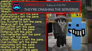 Destroying a YouTubers Paytowin Minecraft Server [upl. by Neelcaj95]