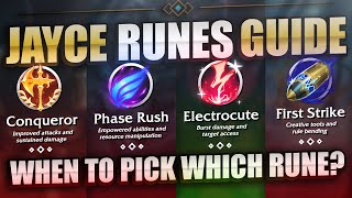 Jayce Runes Guide When To Pick Which Rune  PKB Dovah [upl. by Ydisahc]