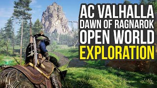 Assassins Creed Valhalla Dawn Of Ragnarok Gameplay  Open World Exploration AC Valhalla DLC [upl. by Ruhtracm842]