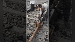 Preheating in railroad track welding Satisfying jobs and machinery in the world [upl. by Armanda893]