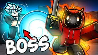 I Unlocked THE WEAKEST DUMMY BOSS BATTLE in ROBLOX The Strongest Battlegrounds [upl. by Pillyhp723]