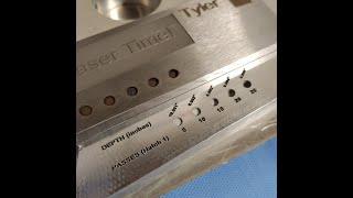 Testing 50W fiber laser [upl. by Melisande]