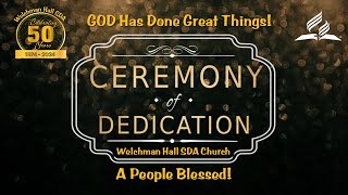 Welchman Hall SDA  Sun Apr 28 2024  Dedication Service  Pst Anthony Hall [upl. by Aerbma953]