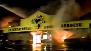 National Wholesale Liquidators Massive Fire Lodi NJ April 17th 1997 Historic Fire Huge Fire [upl. by Nnairret]