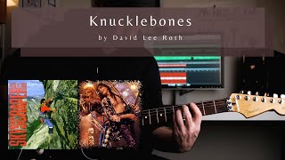 KNUCKLEBONES by David Lee Roth  How to play  Guitar Lesson  Tutorial [upl. by Pierrepont]