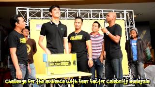 Fear Factor Selebriti Malaysia  Sunway Pyramid Bloggers Challenge to win Mac Book Pro [upl. by Tterrab]