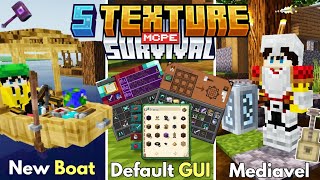 5 Texture Pack MCPE 121 Yang Cocok Buat Survival [upl. by Ela269]