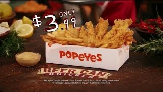 TV Spot  Popeyes  Beer Can Chicken Barbecue Party  Louisiana Fast [upl. by Maddeu748]