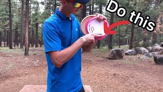 HOW TO THROW DISC GOLF FOREHAND BASICS [upl. by Yema785]