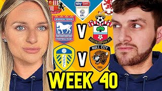 CHAMPIONSHIP PREDICTIONS WEEK 40 [upl. by Sinai68]