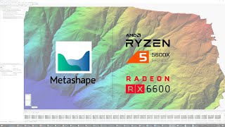 Render Agisoft Metashape  Ryzen 5 5600X Radeon RX 6600 [upl. by Kawasaki748]