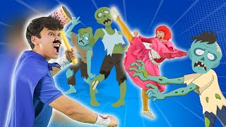 Superheroes vs Spiders and Zombies  More Superhero Songs  Hokie Pokie Kids Videos [upl. by Anileme]