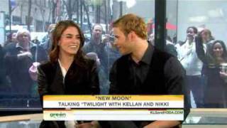 Nikki Reed amp Kellan Lutz On The Today Show November 20th 2009 [upl. by Eahsal]