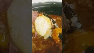 Seared CrockPot pot roast with potatoes and peppers Subscribe [upl. by Ssac58]