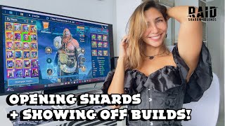 RAID Shadow Legends  Champion Builds Show Off Opening Shards and More [upl. by Oruntha]