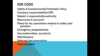 The ISM Code  Simplified Explanation [upl. by Nisaj]